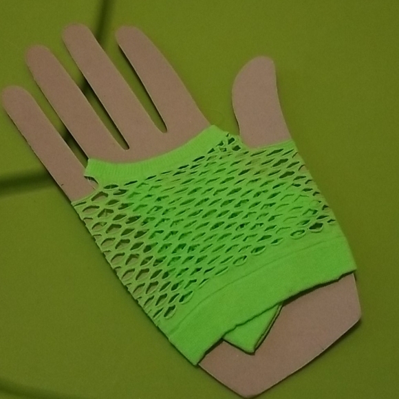 BOGO Fishnet fingerless gloves, various colors - Picture 3 of 4